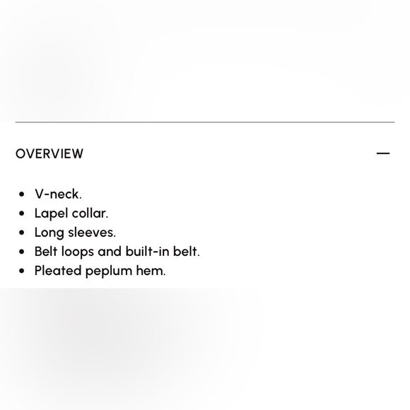 Black NYC and CO peplum blazer - Picture 6 of 8